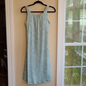 Light Sage Stretch Cotton Dress w/ Built in Bra